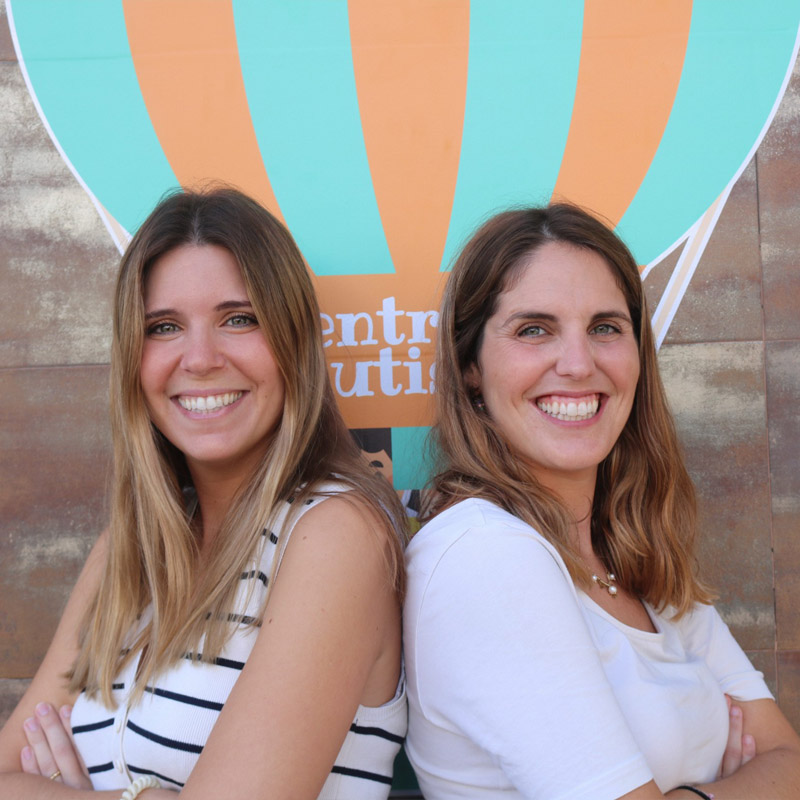 Rocío y Clara, fundadoras de Centro Cometea